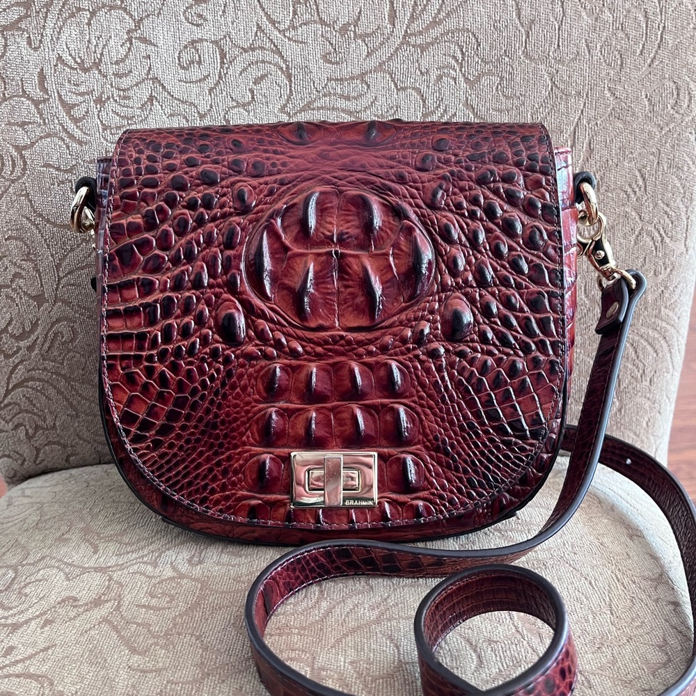 Brown Brahmin Crossbody Purse